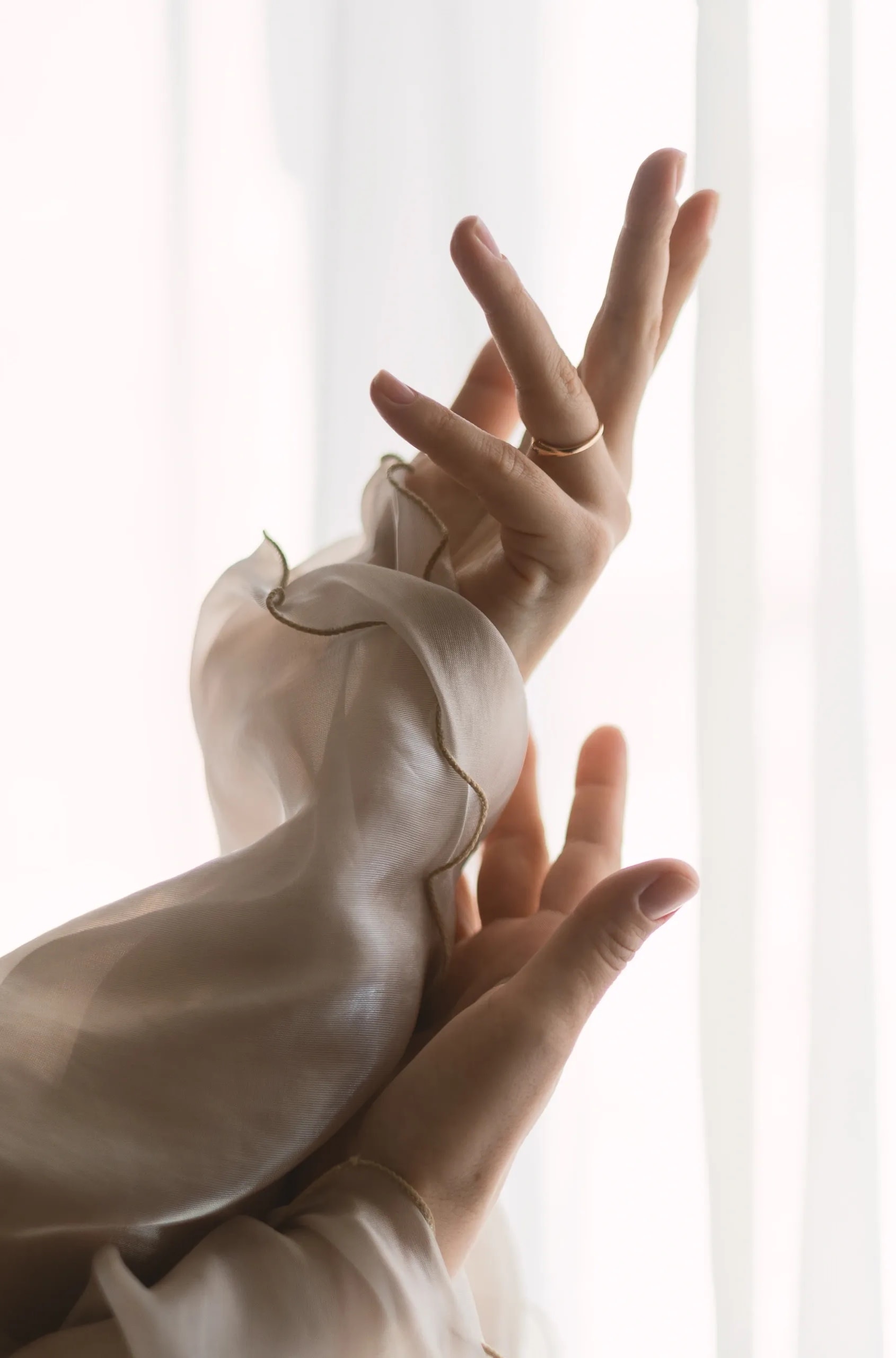 Modern gold and silver rings